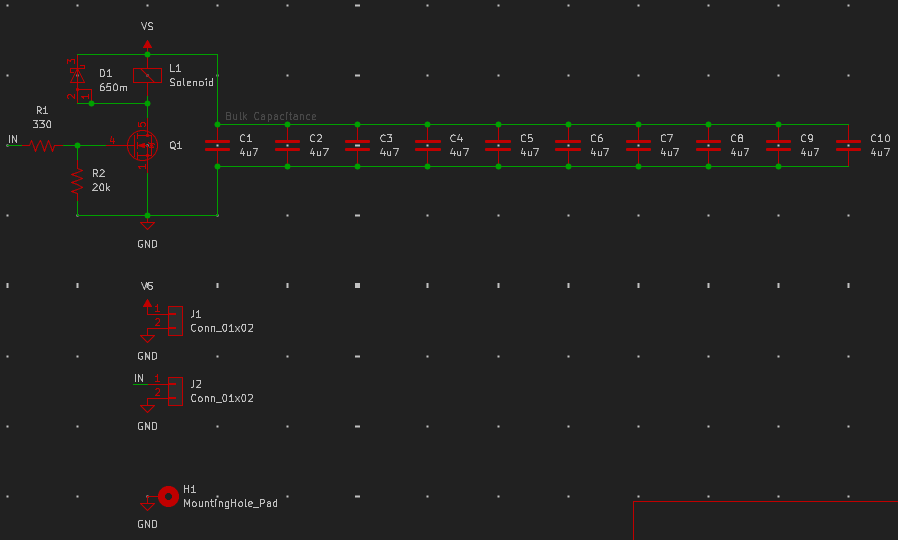 Solenoid Driver Schematic